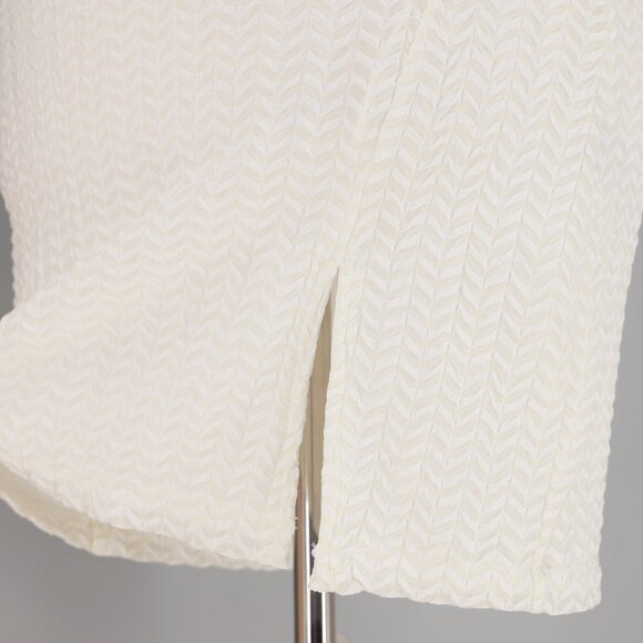 NWT MICHAEL COSTELLO x REVOLVE Olita One-Sleeve Mini Dress in White Size L - Picture 9 of 13